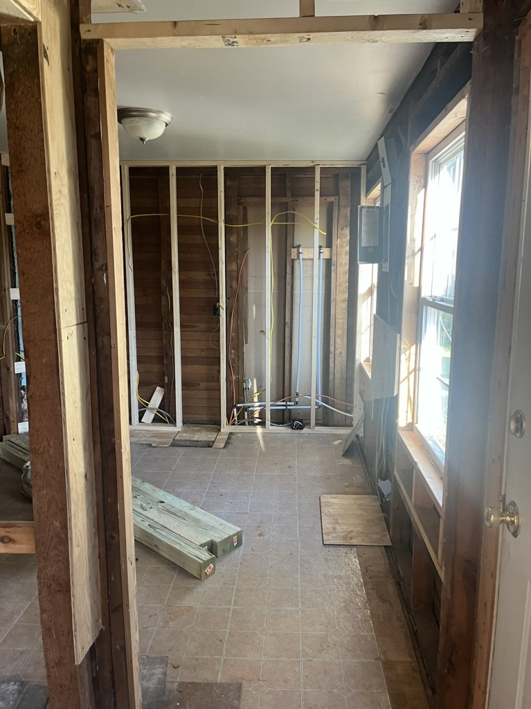 A room under construction